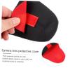 Angoily 2sets 5pcs Lens Pouch Shockproof Neoprene Camera Lens Bag and Water Resistant for Dslr Lenses Easy Access with Pull Cord Closure 5pcs*2 view 4