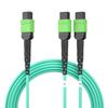10Gtek MPO Cable, Compatible with NVIDIA MFP7E20-N005, OM4 MPO-12 APC (Female) to 2X MPO-12 APC (Female) MMF Breakout Fiber Cable, Type B LSZH, 5-Meter view 2