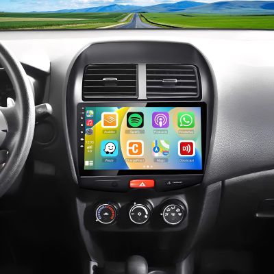10" Car Stereo Carplay Android Auto for Mitsubishi ASX 2013-2015,for Outlander Sport 2011-2017, for RVR 2011-2017 with Wireless CarPlay & Android Auto, GPS, Bluetooth, FM, AHD, SWC, WiFi, Mirror Link