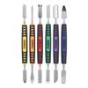 6 Pcs Prying Opening Repair Tool Kit Metal Hand Tools Set for Mobile Phone with Nonslip Silicone Design view 3