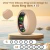 BandRain 15 Pack Ultra-Thin Ring Covers Compatible with Oura Ring Gen 4/4 Ceramic/3 Cover, Anti-Scratch Silicone Protector Accessories for ULTRAHUMAN AIR/RingConn Gen 2/Gen 2 Air for Women Men view 2