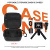 BliFulde Carrying Case for Garmin Xero C1 Pro Chronograph Ballistic Range Shooting, Custom-Insert Storage Holder with Mesh Pocket for USB Cable, Charging Adapter (Black) view 2