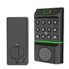 SEWENS Smart Door Lock Set for Home,with Fingerprint Scanner, Keypad Entry, App Control, Black view 1