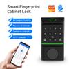 SEWENS Smart Door Lock Set for Home,with Fingerprint Scanner, Keypad Entry, App Control, Black view 4