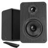 LONPOO Bluetooth Bookshelf Speakers, 60W Powered Speakers with Bluetooth/AUX-in/Optical/RCA, 4" Woofer and 1" Tweeter (Black) view 1