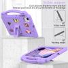 AKABEILA Compatible with Honor Pad X9a 2025 11.5 inch Tablet Case, Kids Friendly Universal Lightweight Shockproof Protective Case with Shoulder Strap & Stand Handle Light Purple view 3