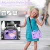 AKABEILA Compatible with Honor Pad X9a 2025 11.5 inch Tablet Case, Kids Friendly Universal Lightweight Shockproof Protective Case with Shoulder Strap & Stand Handle Light Purple view 4