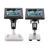 Microscope DM4 2MP 500/1000X Digital Electronic Microscope 4.3" Display Magnifier Comes with a Support Platform and LED Light (Color : Plastic) (Aluminum Alloy) view 1