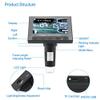 Microscope DM4 2MP 500/1000X Digital Electronic Microscope 4.3" Display Magnifier Comes with a Support Platform and LED Light (Color : Plastic) (Aluminum Alloy) view 3