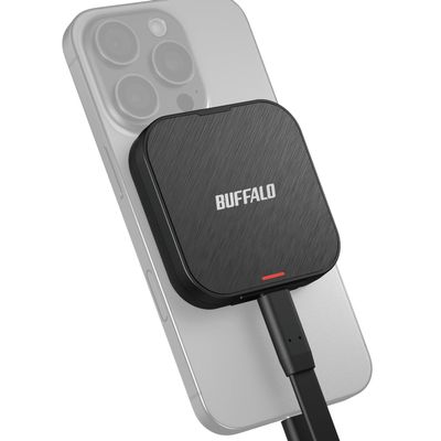 (Amazon.co.jp Exclusive) Buffalo SSD, External SSD, 500 GB, MagSafe Compatible, USB3.2 Gen2 Type-C Reading Speed, 1050 MB/s [Compatible with iPhone 16, iPhone15 Pro/Pro Max/Mac/Windows] ProRes 4K