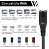 Printer Power Cord for HP OfficeJet Pro 8125e 8135e 8139e 9125e 9135e 9730e 8015e for HP DeskJet 2855e 2827e 4255e 4155e 4227e 2755 4158 Printer for JBL PartyBox 320 310 110 100 120 200 Speaker 6.5 FT view 2