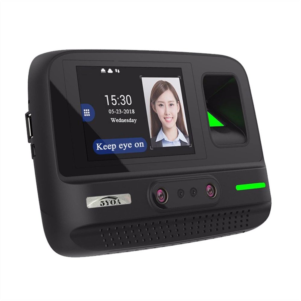 AF4 Time Attendance Management System Face Recognition Fingerprint Password Biometric Device Facial Recognition(Standard Version)