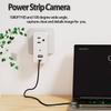 1080P Power Strip Mini Camera Wireless WiFi Connection App View Pictures Taking Plug Cam for Indoor Security Built-in 32GB SD Card Wall Outlet (No Audio) view 2