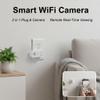 1080P Power Strip Mini Camera Wireless WiFi Connection App View Pictures Taking Plug Cam for Indoor Security Built-in 32GB SD Card Wall Outlet (No Audio) view 3