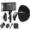 Godox AD200 Pro Godox AD200Pro Strobe Pocket Flash for Sony Camera, 200W TTL 1/8000s HSS and XPro-S Flash Trigger and Godox P90L Softbox, 500 Full Power Flashes, Bare Bulb/Speedlite Fresnel Flash HEA view 1