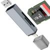 Digital Camera SD Card Reader for Iphone 14 13 Pro Plus (3in1) Lightning to USB Adapter Memory Accessories Micro SD Female Cord Cable Double Connection Disk Flash Drive Keyboard Slot for Ipad Air Mini view 1