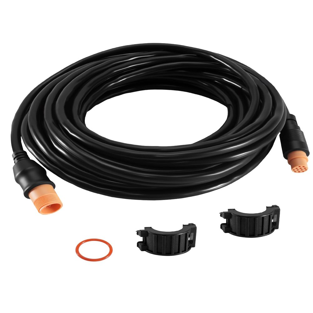 30FT Transducer Extension Cable Replacement for 010-11617-42, 12-Pin Durable Marine-Grade Cable Compatible with Garmin GT GCV GPSMAP GSD Striker Series