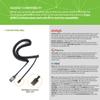IPD Phone Headset for Office and Call Center Wired QD to RJ9, IPH-215 binaural-Compatible with Polycom VVX,Avaya,Nortel,NEC,Fanvil,Mitel landline Phones view 4