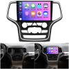 10'' Car Radio for Jeep Grand Cherokee 2014 2015 2016 2017 2018 2019 2020 with Wireless CarPlay Android Auto, Car Stereo Screen with Bluetooth FM WiFi RDS SWC Backup Camera view 2