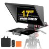 Desview P17 Portable Teleprompter for Camera Video Recording, Foldable Auto-Scrolling Prompter with Wireless Remote Sunshade & Tripod Mount Compatible with iPhone Android Tablet view 1