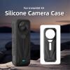 wtohoby Silicone Case For Insta360 X5 360 Video Camera Scratch-proof Protective Cover No Obstructions Sleeve Panoramic Camera Accessories view 2