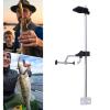 Universal Portable Transducer Bracket with Fish Finder Mount Portable 360 Adjustable Rotating Clamp Bracket Transducer Mount Transducer Pole Mount for Boat Canoe Kayak Fishing view 2