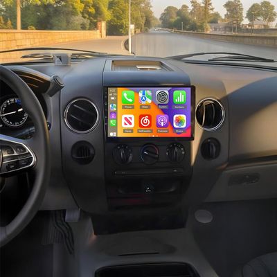 Android 14 Double Din Car Stereo Radio for Ford F150/F250 2004-2014,10.1" Touchscreen Car Radio w/Wireless Carplay Android Auto GPS WiFi Bluetooth RDS DSP SWC Mic Backup Camera