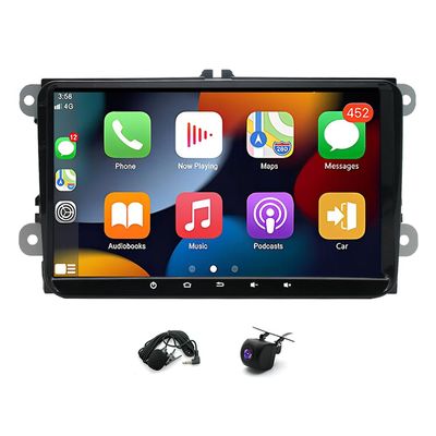 Bobuluo 2G+32G Android 13 Car Stereo Radio Compatible for Eonon VWA13 VW/SEAT/Skoda, 9 IPS Touchscreen with Wireless Apple CarPlay Android Auto BT GPS WiFi SWC FM Backup Camera
