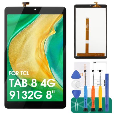 for TCL TAB 8 4G 9132G Screen Replacemet for TCL TAB 8 4G LCD Display for TCL TAB 8 4G 9132G 8" Touch Screen Digitizer Display Assembly Repair Kits (Black)
