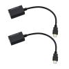 ZEZEFUFU HD Extender Over Cat 5e/6 HD Repeater 1080p Audio Video Up to 98ft Support Laptop DVD TV Accessory view 1