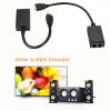 ZEZEFUFU HD Extender Over Cat 5e/6 HD Repeater 1080p Audio Video Up to 98ft Support Laptop DVD TV Accessory view 2