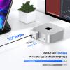 Mac mini M4 Dock, MiniPack Expansion Dock, 6-in-1 Aluminum Mac mini M4 Hub with 2xUSB A 10Gbps, 2xUSB C 10Gbps, SD/TF Card Readers with High-Speed Data Transfer & Multi-Device Connectivity view 3
