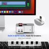 Mac mini M4 Dock, MiniPack Expansion Dock, 6-in-1 Aluminum Mac mini M4 Hub with 2xUSB A 10Gbps, 2xUSB C 10Gbps, SD/TF Card Readers with High-Speed Data Transfer & Multi-Device Connectivity view 4