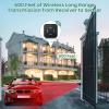 Wireless Driveway Alarm, Outdoor Weatherproof Motion Sensor & Detector with 600ft Range, Microwave Infrared Home Security Alert System for Driveway/Garage/Indoor/Outdoor (1 Receiver+2 Sensors) view 4