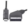 LINGQE Scart to HDMI-Compatible Adapter Cable HD 1080P TV Video Converter Adapter with USB Cable for HDTV/DVD/Set-top Box/PS3/PAL view 2
