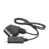LINGQE Scart to HDMI-Compatible Adapter Cable HD 1080P TV Video Converter Adapter with USB Cable for HDTV/DVD/Set-top Box/PS3/PAL view 3