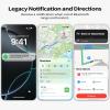 Hendari Air Tracker Tag (iOS Only) Pack of 1, Black | Bluetooth Tracker and Item Finder Work with Apple Find My view 3