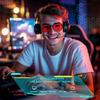 WINTOO Red Lens Glasses Blue Light Glasses Men Women - 99.9% Blue Green Blocking for Computer, Gaming, TV, Phone Screens view 2