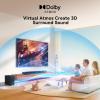 Miroir 3.1CH Dolby Atmos Soundbar for Smart TV, 390w Virtual Atomos Surround Sound & Wired Subwoofer, 4K HDR Passthrough, HDMI/eARC Home Theater System view 2