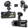 1080P Dual Dash Camera for Car Front and Inside Dashcam Car Security Video Recorder,170Wide Angle Vehicle Cam,WDR,G-Sensor,2 IPS Screen,Loop Recording,Night Vision (Dual Dash Cam with 32G Card) view 1