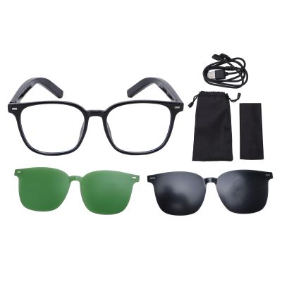 118 Language Wireless Translation Smart Sunglasses, Real Time AI Powered Glasses with Color Change Lens, Clear Headphone for Music & Calling