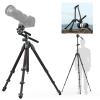 ULANZI JJ06 GlideGo Carbon Fiber Video Tripod, Dual 360 Pan Head, 73.6 inch Max Height, 11 lb Load, Quick Release Plate view 1
