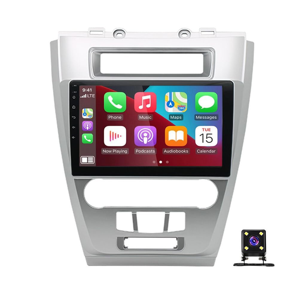 10" Android 12 Car Stereo Ford Fusion 2010-2012 - with Wireless carplay/Android Auto, GPS Navigation, DSP Sound, Backup Camera, Steering Control