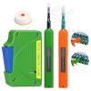 4-piece fiber optic cleaning kit suitable for SC/FC/ST/LC end face fiber optic cable connector cleaning tool SC 2.5mm LC 1.25mm fiber optic cleaning pen cleaning box equipped with 1 replacement core view 1