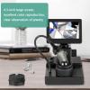 50-1500X Diamond Girdle Viewer, 4.3Inch LCD Digital Microscope, with LED Fill Light, 360 Rotating Screen, for Diamond Waist Code Magnifying view 2