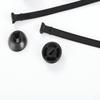 100PCS Nylon Cable Ties Heavy Duty Black Self-Locking Zip Ties for Repairs Household Projects Wire Fastening Strong Plastic Straps Easy Installation,9x2x0.5cm view 2