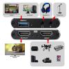4K HD Multimedia Interface Card, Video Loop Out 1080P, USB 3.0 Streaming for Online Meetings, Twitch, Compatible with Wins 7 8 10, OS X view 3