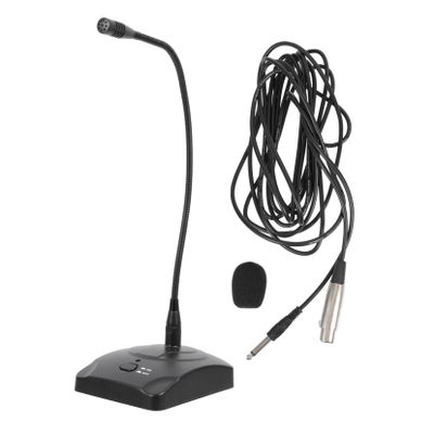 BESPORTBLE Computer Condenser Mic Gooseneck Microphone Plug and Play Cable Heart-Shape Mode for Podcasting Conference