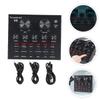 BESPORTBLE 1 Set Professional Live Sound Card Mixer with USB Connectivity for Mobile and Computer Condenser Microphone Kit for Streaming and Recording Easy Setup Voice Change Options view 4