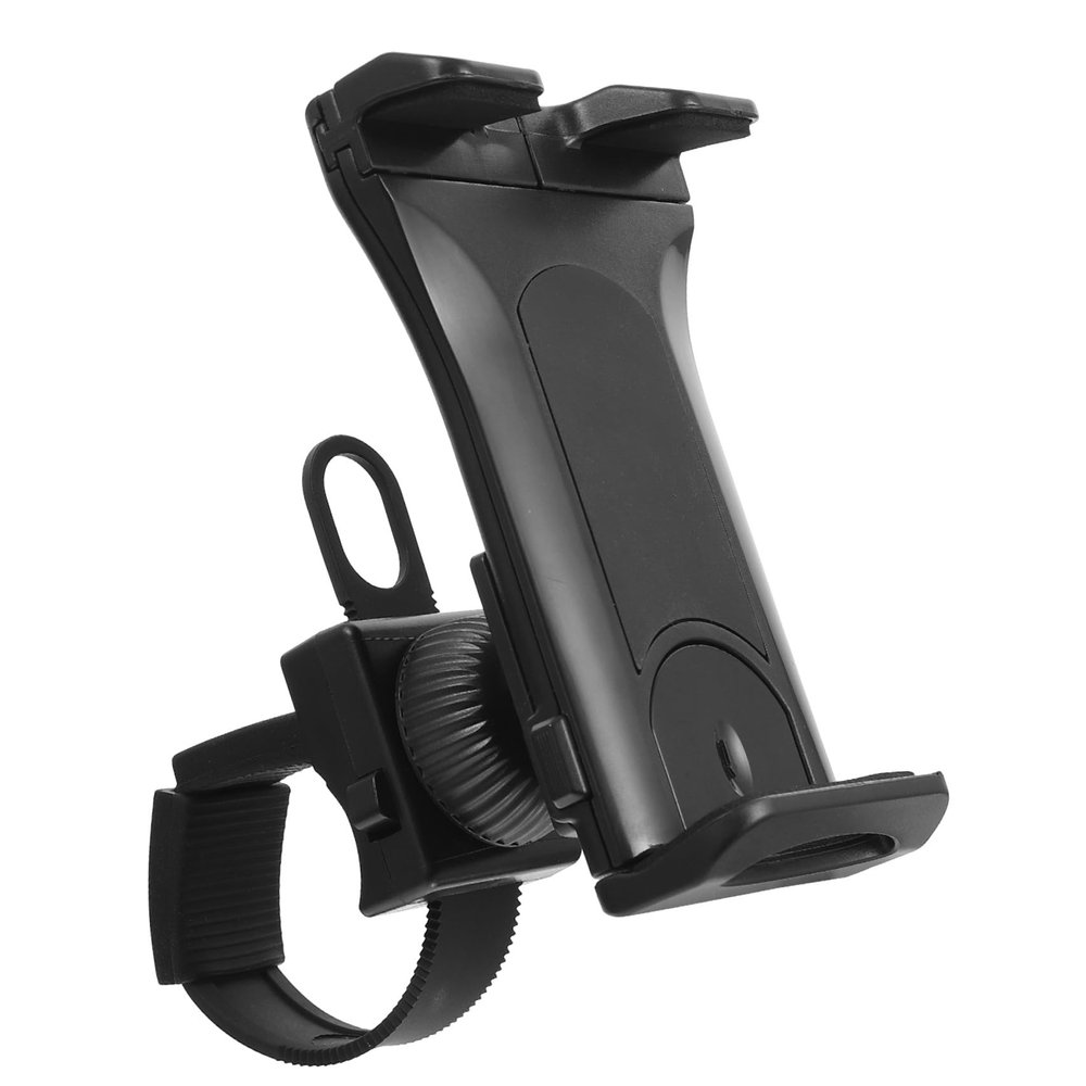MUELODSIC Stroller Phone Mount Bike Tablet Rack Mobile Device Clamp for Treadmills Stationary Scooters Secure Installation Compatible All Smartphones